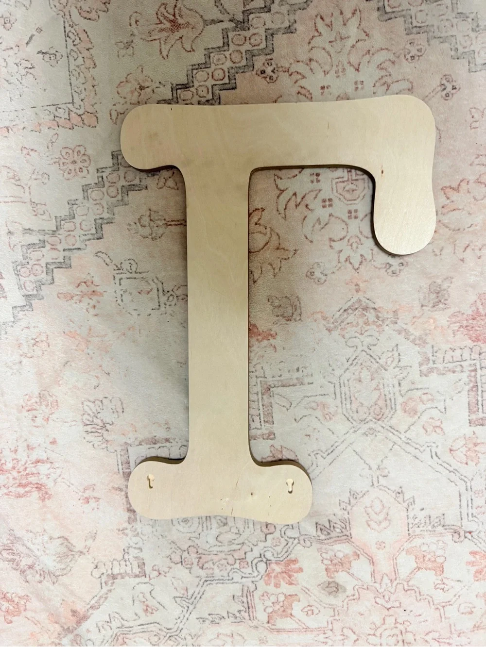 Gold Wooden Letter L Wall Decor – Accent Initial